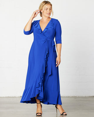 Maritime Maxi Dress  in Cobalt Blue