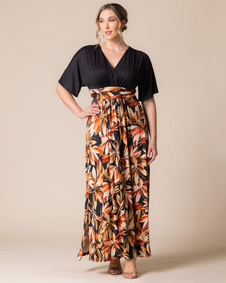 Havana Colorblocked Maxi Dress in Harvest Fest