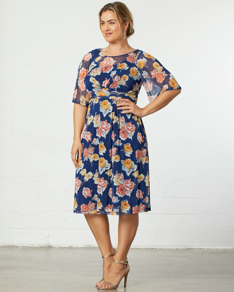 Positano Floral Dress - Yellow – Marissa Collections