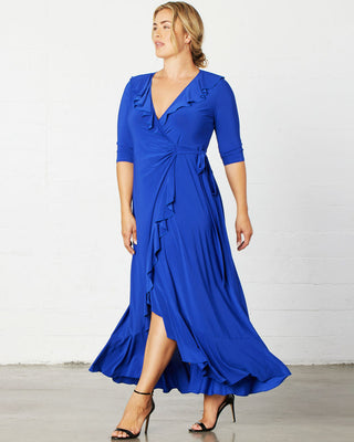 Maritime Maxi Dress  in Cobalt Blue