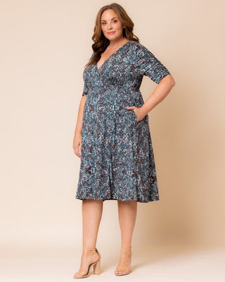 Gabriella Dress in River Floral Motif