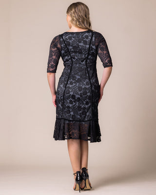 Hampton Lace Cocktail Dress in Shadowed Stream