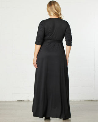 Meadow Dream Maxi Dress  in Black