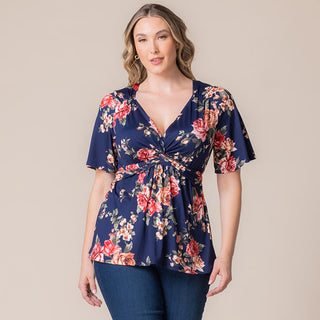 Abby Twist Front Top