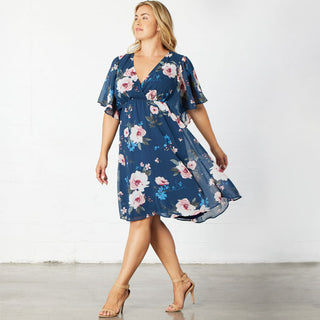 Florence Flutter Sleeve Dress - Sale!